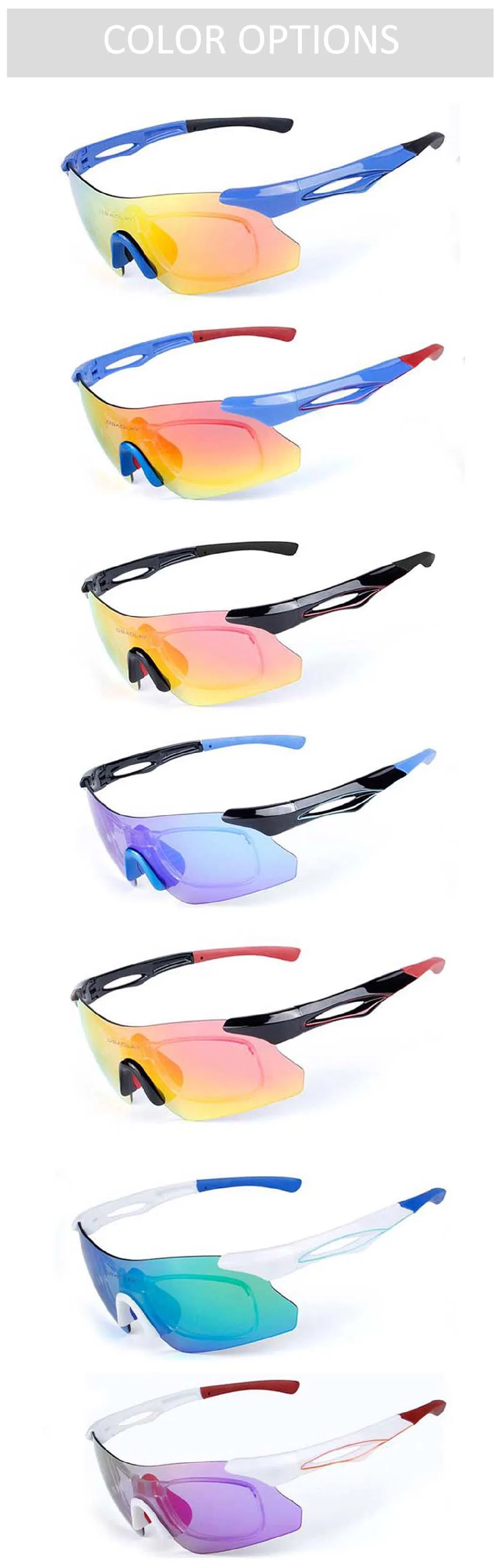 Custom New Style UV400 Bike Sunglasses Outdoor Men Polarized Women Sports Eyewear