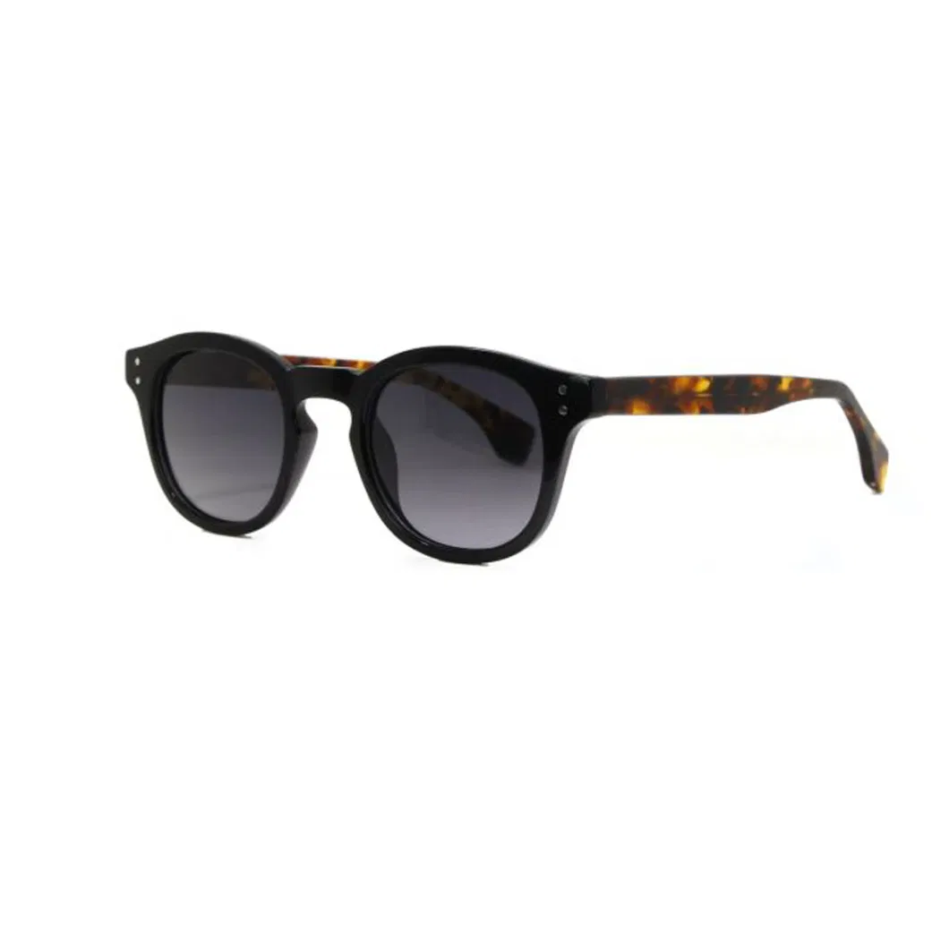 Hot Sale for Unisex Sunglass Retro Round Injection Acetate Polarized Sunglasses