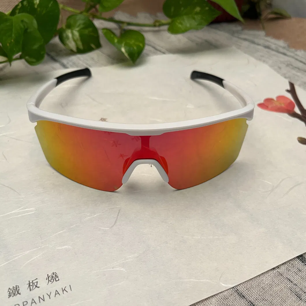 Factory Wholesale Custom Unisex Bike Cycling Glasses UV400 Outdoor Sports Sunglasses