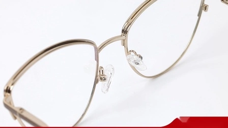 Nouvelles montures de lunettes en métal oeil de chat de mode optique-lunetterie