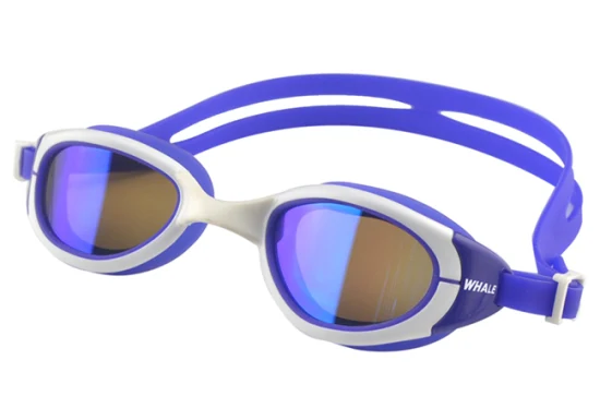 Lunettes de natation optiques avec logo personnalisé, sangle en Silicone, lunettes de natation pour nageurs myopes